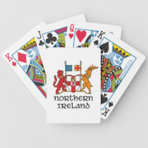 NORTHERN IRELAND - flag/coat of arms/emblem/symbol Poker Cards