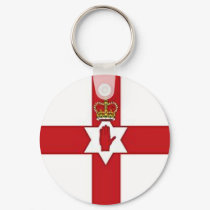 Northern Ireland flag keychains