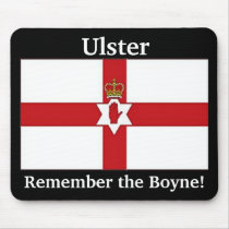 Northern Ireland flag, Ulster, Remember the Boyne! mousepads