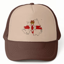 NORTHERN IRELAND MAP TRUCKER HAT
