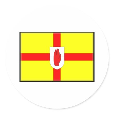 Northern Ireland (Ulster) Flag Round Stickers by jacinto888