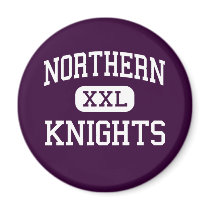 Northern - Knights - High - Durham North Carolina Refrigerator Magnet