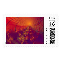 "Northern Lights"  ~  Abstract  Art  Print Stamp
