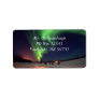 Northern Lights Address Label