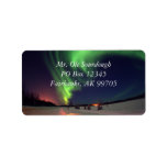 Northern Lights Address Label