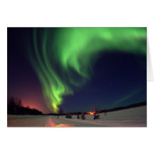 Northern Lights at Bear Lake Card
