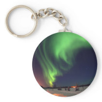 Northern Lights at Bear Lake Keychains
