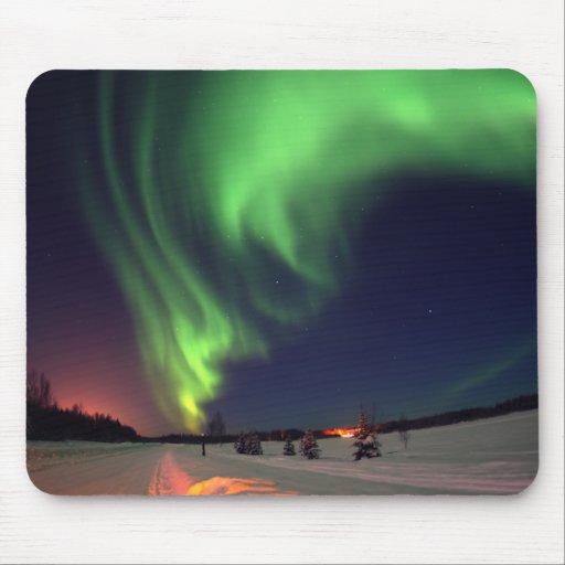 Northern Lights at Bear Lake Mousepads
