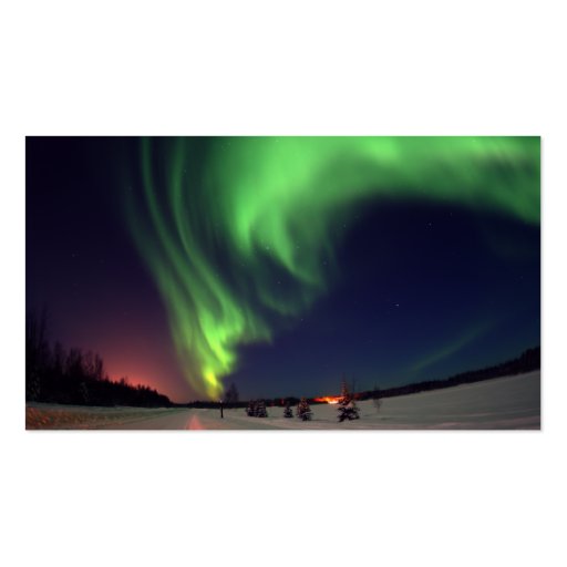 Northern Lights Business Card (front side)