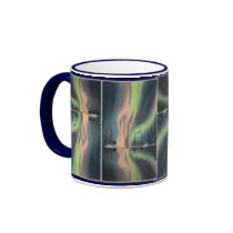 NORTHERN LIGHTS by SHARON SHARPE mugs by sharonsharpe NORTHERN LIGHTS by SHARON SHARPE mugs
