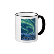 Northern Lights - Denali National Park, Alaska Mugs