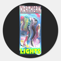 NORTHERN LIGHTS HYBRID STICKER
