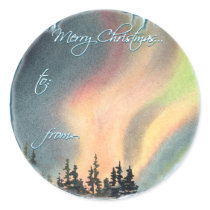 NORTHERN LIGHTS & ICE by SHARON SHARPE stickers by sharonsharpe NORTHERN LIGHTS & ICE by SHARON SHARPE stickers