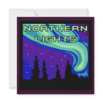 Northern Lights Custom Invitations