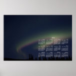 Northern Lights Loop; 2013 Calendar Print