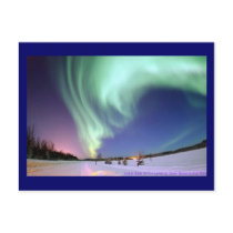 Northern Lights Postcard by MzLisaMichelle Northern Lights Postcard