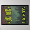 Northern Lights - SOS Poster 18x24 posters