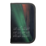Northern Lights Starry Sky; 2013 Calendar Folio Planner