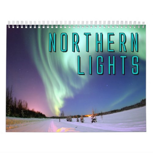 Northern Lights Wall Calendar calendar