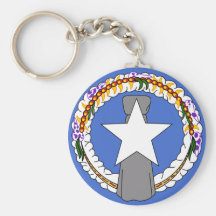Northern Mariana Flag Keychains