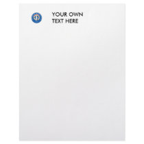 Northern Mariana Islands Coat of Arms Letterhead Design