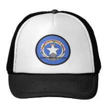 Northern Mariana Roundel quality Flag Hats