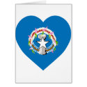 Northern Marianas Flag Heart cards by Vexillophile Northern Marianas Flag Heart cards