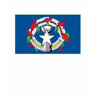 Northern Marianas Flag T-shirt by FlagTshirts