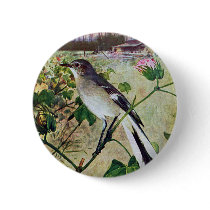Northern Mockingbird Buttons