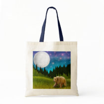 Northern Moon Grizzly Tote Bag
