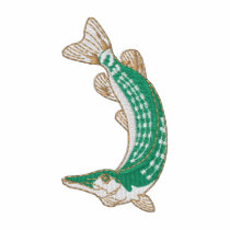 Northern Pike embroidered shirts