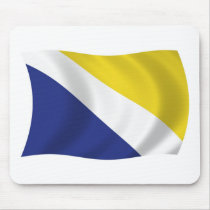 Northern Schleswig Flag Mousepad by LivingFlags2 Northern Schleswig Flag Mousepad
