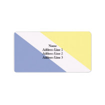 Northern Schleswig, Greenland flag Personalized Address Label