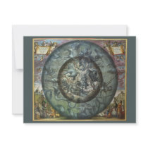 Northern Sky, Andreas Cellarius invitations by YesterdayCafe Northern Sky, Andreas Cellarius invitations