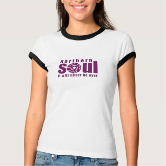 Northern Soul 45 purple shirt