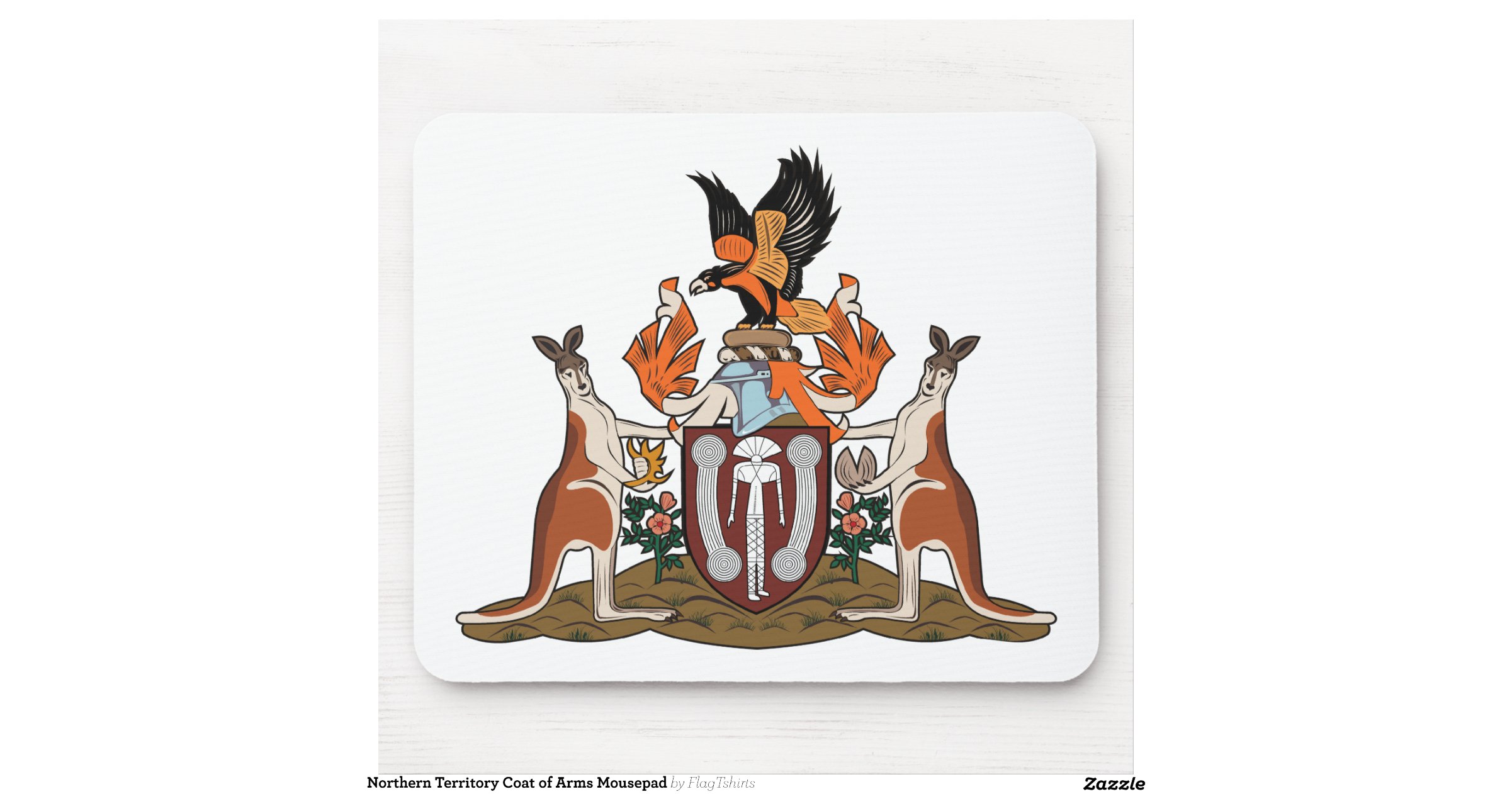 Northern Territory Coat of Arms Mousepad | Zazzle