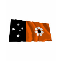 Northern Territory Waving Flag t-shirts by Vexillophile Northern Territory Waving Flag t-shirts