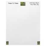 Northern Water Snake Basking on Log Multiple Items Personalized Letterhead