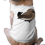 Northern Wheatear (juv) Dog Ringer T-Shirt