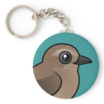 Northern Wheatear (juv) Basic Keychain