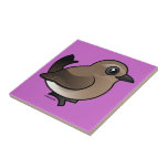 Northern Wheatear (juv) Tile