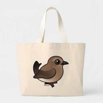 Northern Wheatear (juv) Jumbo Tote Bag < Birdorable Birds < Birdorable