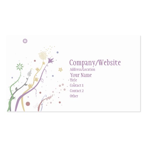 Northern Wind Business Card (front side)