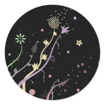 Northern Wind Round Sticker