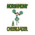Northmont Cheerleader - Brunette t-shirts by CustomSchoolTees Northmont Cheerleader - Brunette t-shirts