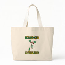 Northmont Cheerleader - Red Head bags by CustomSchoolTees Northmont Cheerleader - Red Head bags