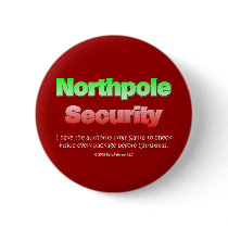 Northpole Security Badget Button by BartzPeterson Northpole Security Badget Button