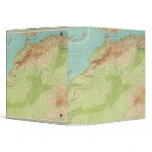 Northwest Africa with shipping routes 3 Ring Binders