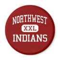 Northwest - Indians - High - Canal Fulton Ohio magnets