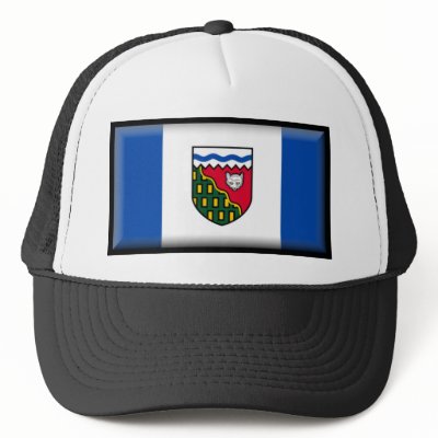 Northwest Territories Flag Mesh Hat by jacinto888